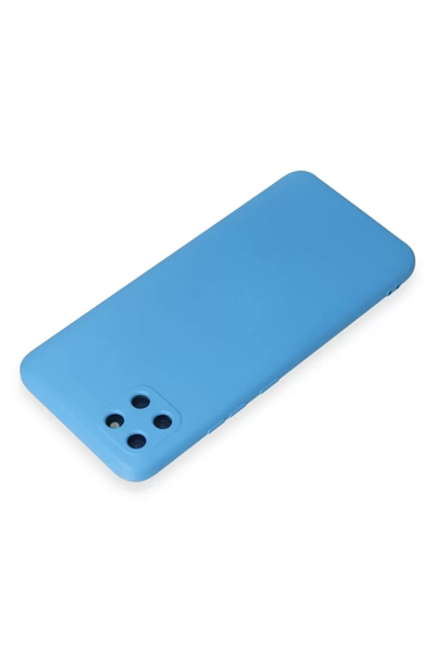 Realme C11 Kılıf Nano içi Kadife Silikon - Mavi