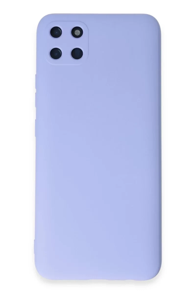 Realme C11 Kılıf Nano içi Kadife Silikon - Lila