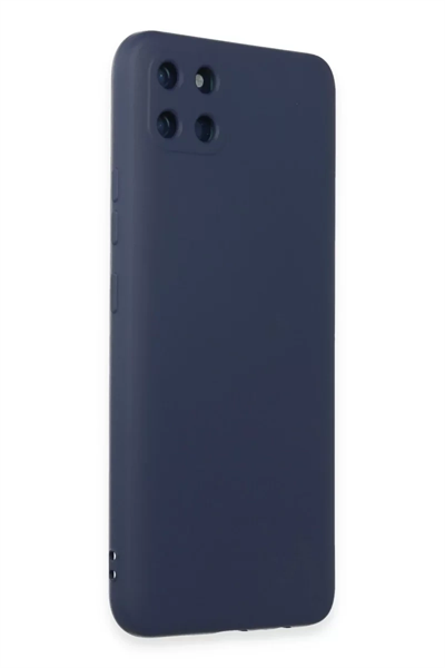 Realme C11 Kılıf Nano içi Kadife Silikon - Lacivert
