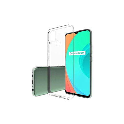 Realme C15 Kılıf Lüx Şeffaf Silikon