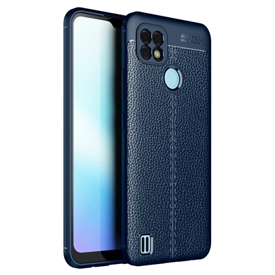 Realme C21 Kılıf Auto Focus Kapak - Lacivert