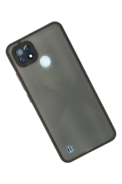 Realme C21 Kılıf Montreal Silikon Kapak - Siyah