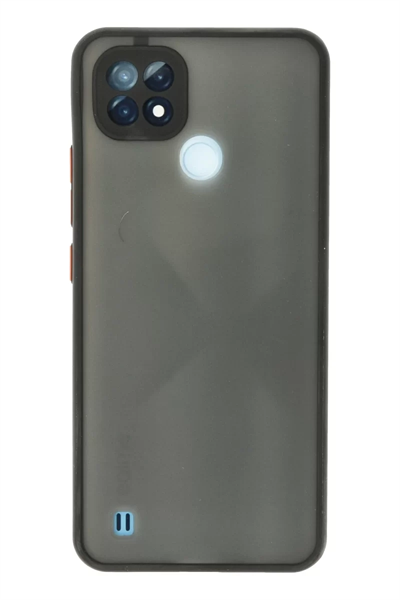 Realme C21 Kılıf Montreal Silikon Kapak - Siyah