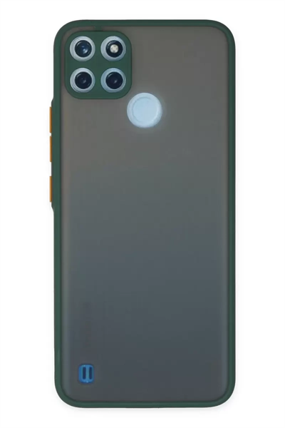 Realme C21Y Kılıf Montreal Silikon Kapak - Yeşil