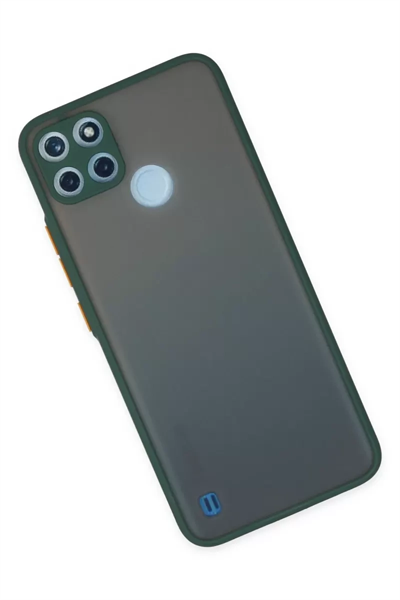 Realme C21Y Kılıf Montreal Silikon Kapak - Yeşil