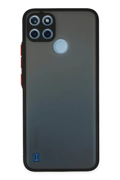 Realme C21Y Kılıf Montreal Silikon Kapak - Siyah