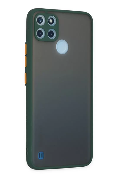 Realme C21Y Kılıf Montreal Silikon Kapak - Yeşil