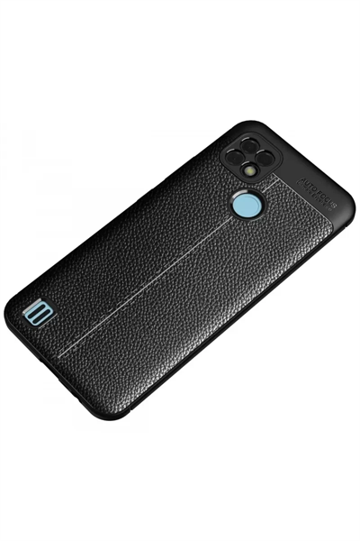 Realme C25 Kılıf Auto Focus Kapak - Siyah