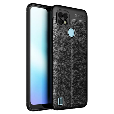 Realme C25 Kılıf Auto Focus Kapak - Siyah