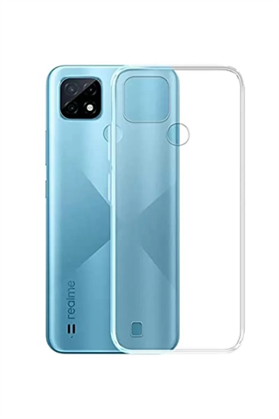 Realme C25 Kılıf Lüx Şeffaf Silikon