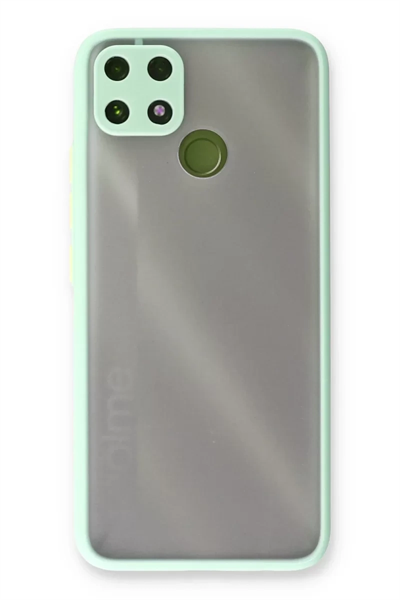 Realme C25 Kılıf Montreal Silikon Kapak - Turkuaz