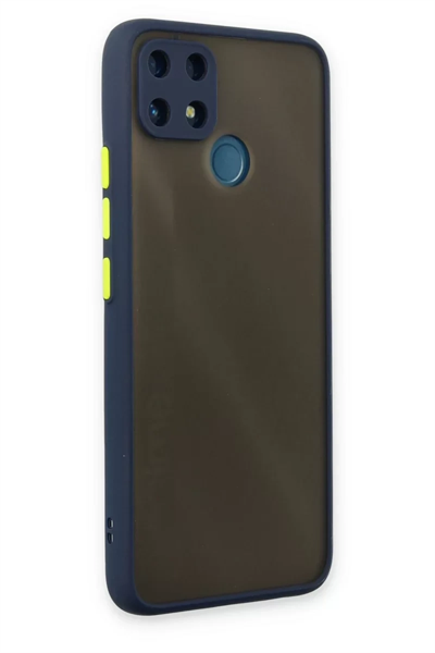 Realme C25 Kılıf Montreal Silikon Kapak - Lacivert