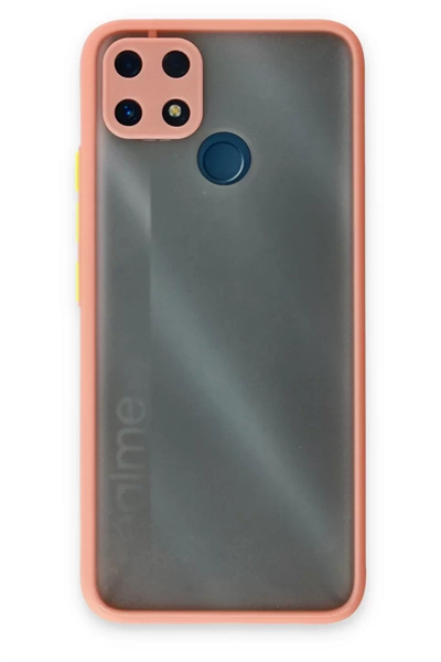 Realme C25 Kılıf Montreal Silikon Kapak - Pembe