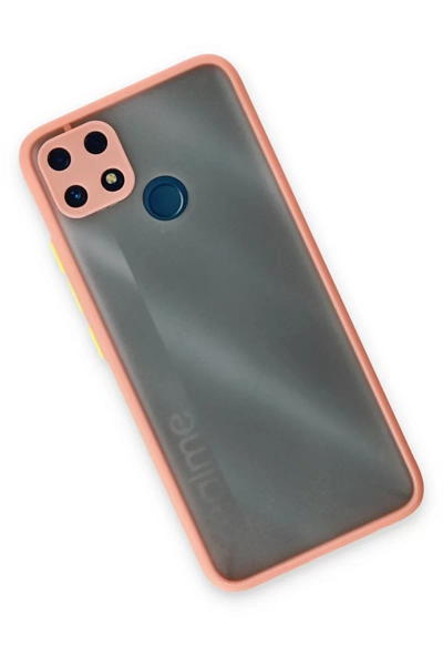 Realme C25 Kılıf Montreal Silikon Kapak - Pembe