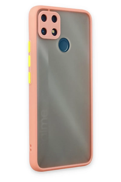Realme C25 Kılıf Montreal Silikon Kapak - Pembe