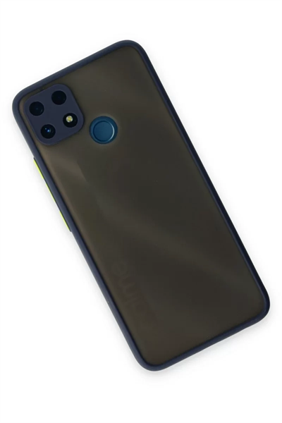 Realme C25 Kılıf Montreal Silikon Kapak - Lacivert
