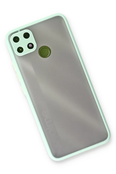 Realme C25 Kılıf Montreal Silikon Kapak - Turkuaz