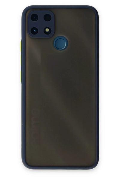 Realme C25 Kılıf Montreal Silikon Kapak - Lacivert