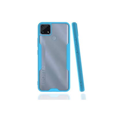 Realme C25 Kılıf Platin Silikon - Mavi