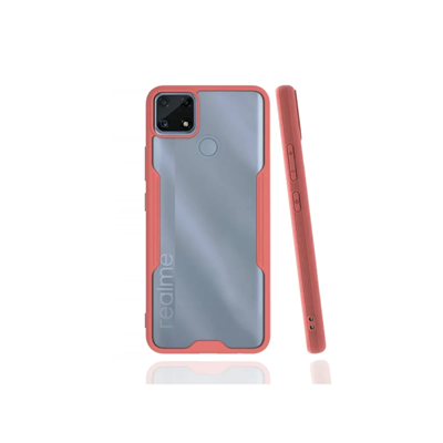 Realme C25 Kılıf Platin Silikon - Pembe