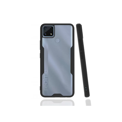 Realme C25 Kılıf Platin Silikon - Siyah