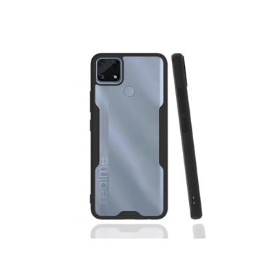 Realme C25 Kılıf Platin Silikon - Siyah