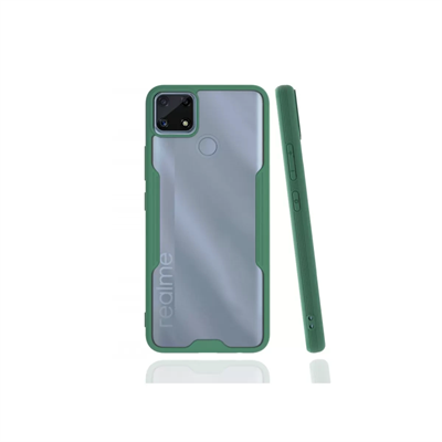 Realme C25 Kılıf Platin Silikon - Yeşil