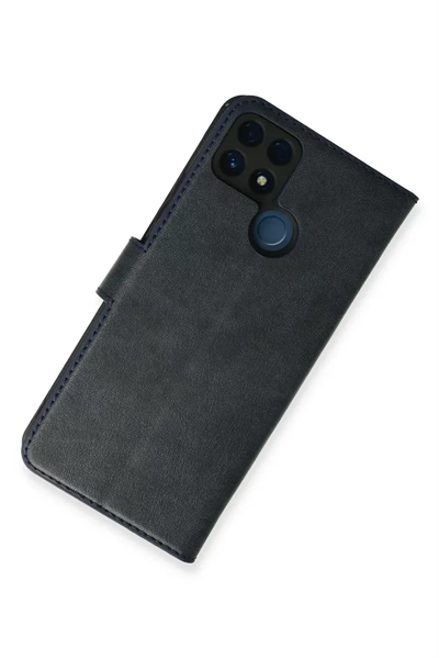 Realme C25 Kılıf Trend S Plus Kapaklı Kılıf - Lacivert