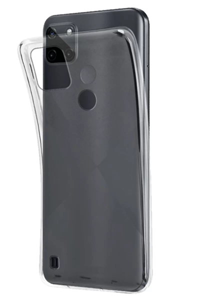 Realme C25Y Kılıf Lüx Şeffaf Silikon
