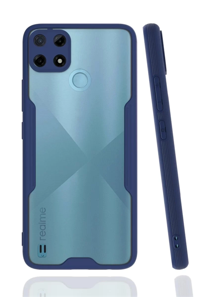 Realme C25Y Kılıf Platin Silikon - Lacivert