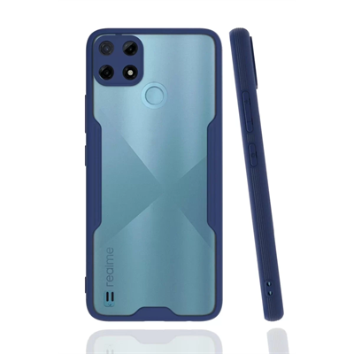 Realme C25Y Kılıf Platin Silikon - Lacivert