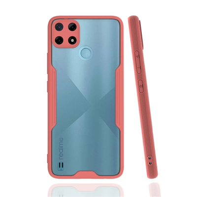 Realme C25Y Kılıf Platin Silikon - Pembe