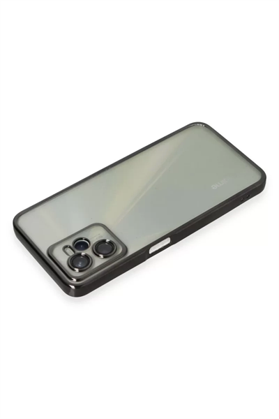 Realme C35 Kılıf Lensli Silikon - Siyah