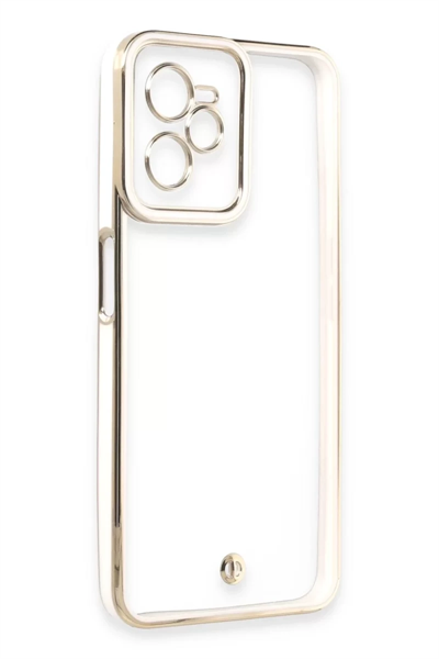 Realme C35 Kılıf Liva Lens Silikon - Beyaz