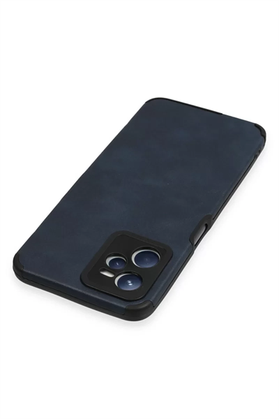 Realme C35 Kılıf Loop Deri Silikon - Lacivert