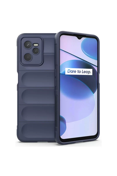 Realme C35 Kılıf Optimum Silikon - Lacivert