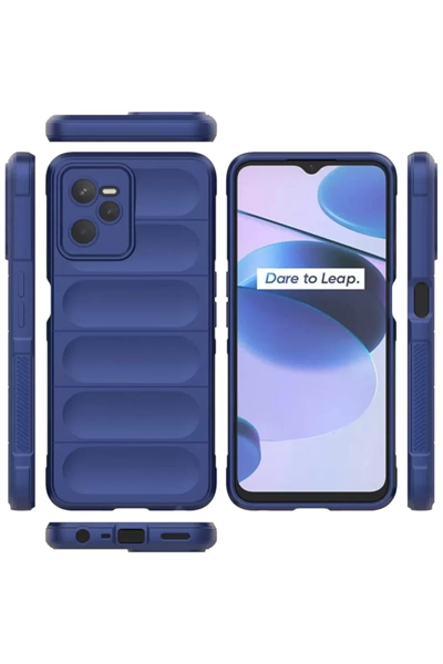 Realme C35 Kılıf Optimum Silikon - Lacivert