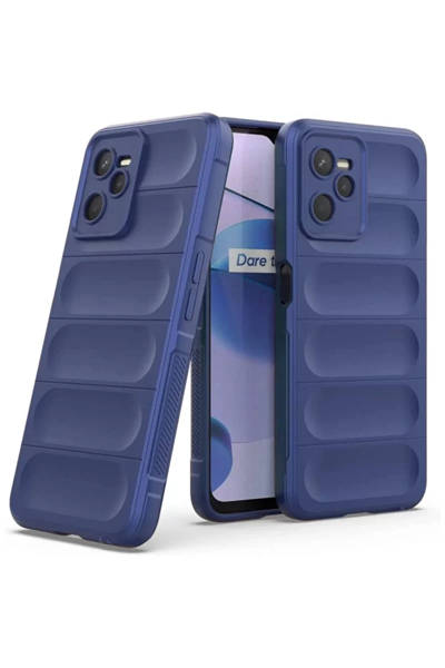 Realme C35 Kılıf Optimum Silikon - Lacivert