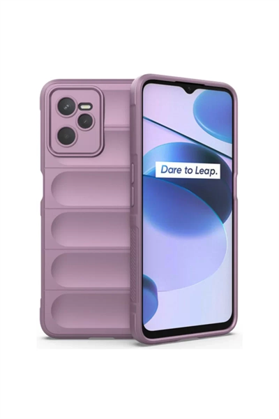 Realme C35 Kılıf Optimum Silikon - Mor