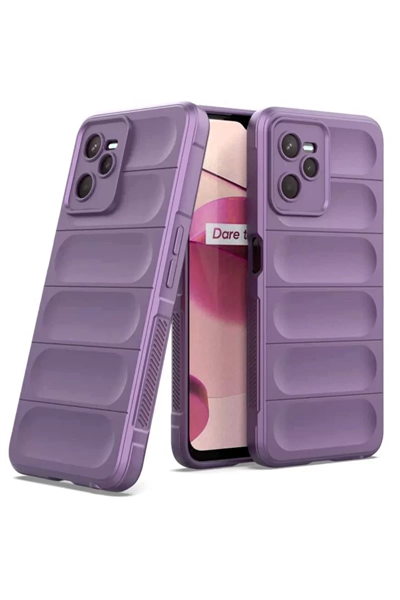 Realme C35 Kılıf Optimum Silikon - Mor