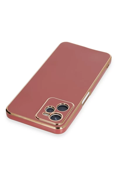 Realme C35 Kılıf Volet Silikon - Kırmızı