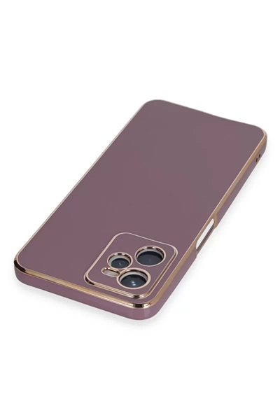 Realme C35 Kılıf Volet Silikon - Mor