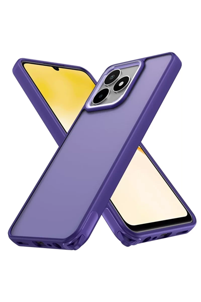 Realme C53 Kılıf Elegant Kapak - Derin Mor