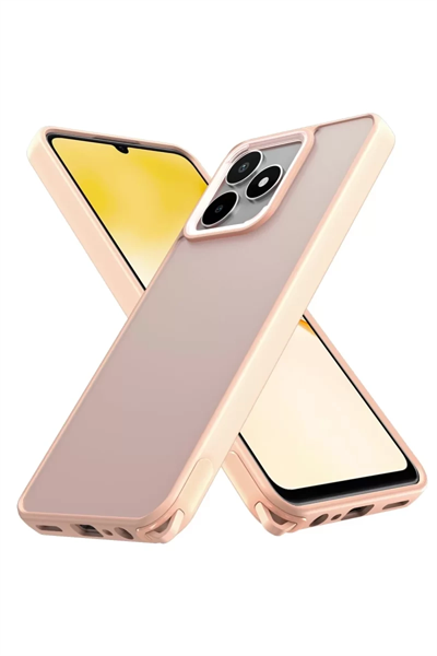 Realme C53 Kılıf Elegant Kapak - Pudra