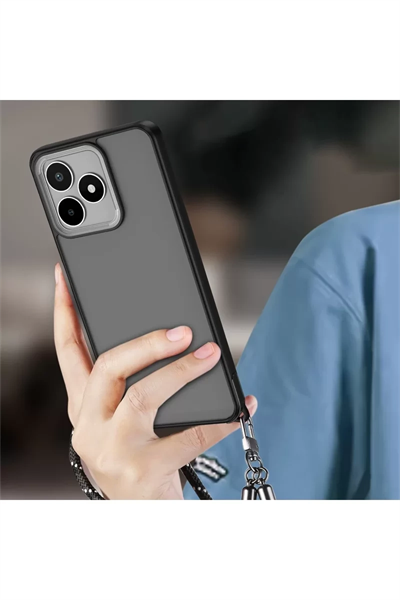 Realme C53 Kılıf Elegant Kapak - Siyah