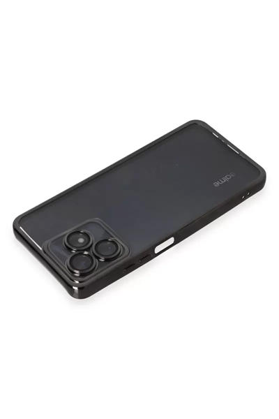 Realme C53 Kılıf Lensli Silikon - Siyah