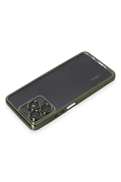 Realme C53 Kılıf Lensli Silikon - Yeşil