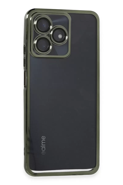 Realme C53 Kılıf Lensli Silikon - Yeşil