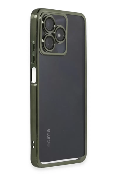Realme C53 Kılıf Lensli Silikon - Yeşil