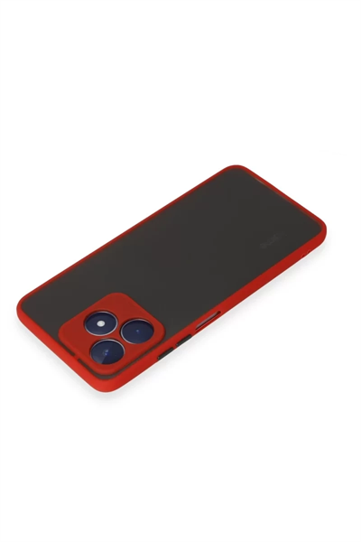 Realme C53 Kılıf Montreal Silikon Kapak - Kırmızı